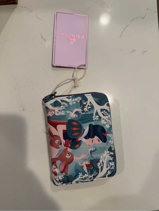 Loungefly Handbags - Loungefly Teal Blue Snow White Zip Wallet